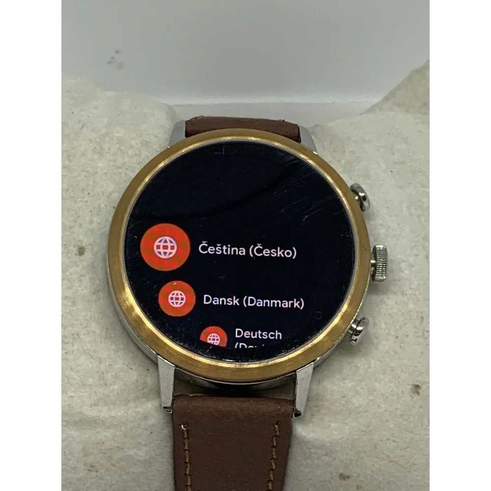Fossil Gen 4 Authentic Digital Dial Smart Watch W/ Custom Band FTW6016 RZ128